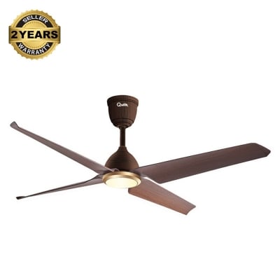 Picture of Qulik Aero-X 54"- Decorative Energy Saving BLDC Remote Control Underlight Ceiling Fan (Dark Wood) | Q-6578-DW-UL | Free Delivery-Dark Wood