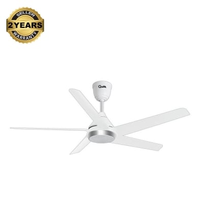 Picture of Qulik Alpha Edge 5B 53"- Decorative Energy Saving BLDC Remote Control Ceiling Fan (Parle White) | Q-6577-PW | Free Delivery-Parle White