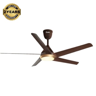 Picture of Qulik Alpha Edge 5B 53"- Decorative Energy Saving BLDC Remote Control Ceiling Fan (Dark Wood) | Q-6577-DW-UL | Free Delivery-Dark Wood