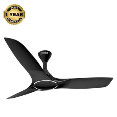 Picture of Havells Stealth Air 48"- Ceiling Fan With Remote (Metallic Black) H-316 | Free Delivery-Metallic Black