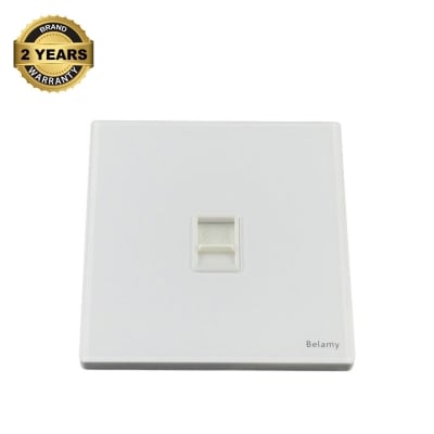 Picture of Belamy White Blank Plate | BE-160-SW-White