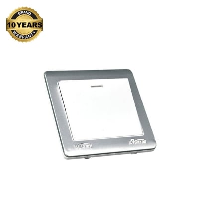 Picture of Belamy White-Grey 1 Gang 2 Way | BE-130-SW-White