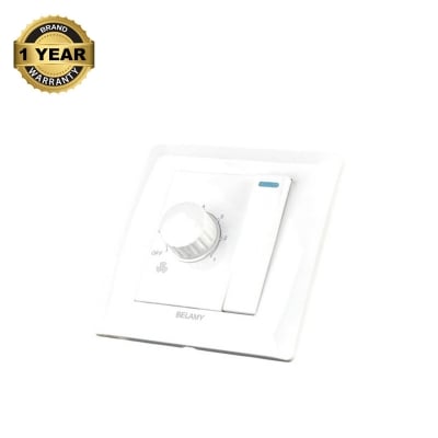 Picture of Belamy White Fan Dimmer With Switch | BE-126-SW-White