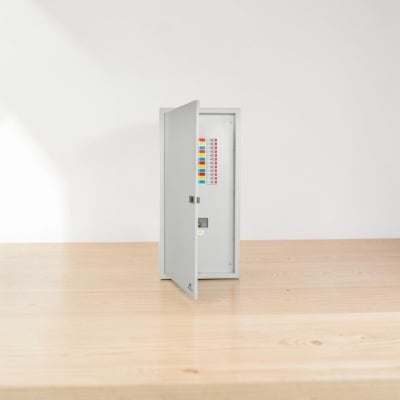 Picture of Havells Three Phase MCCB Incoming Outgoing MCB (Load Line) G Frame | 4 Way Capacity-Grey