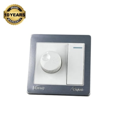 Picture of Belamy White-Grey Fan Dimmer With Switch | BE-121-SW-White
