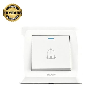 Picture of Belamy White Door Bell | BE-117-SW-White