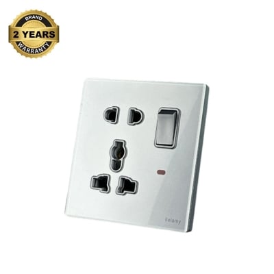 Picture of Belamy Sky Grey 1 Gang 5-PIN Socket | BE-102-SW-Sky Grey