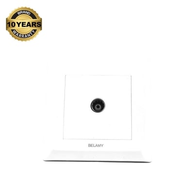 Picture of Belamy White Tv Socket | BE-116-SW-White
