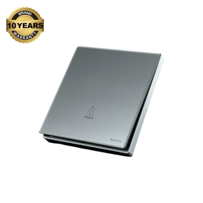 Picture of Belamy Sky Grey Push Bell | BE-112-SW-Grey