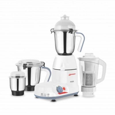 Picture of Sahara Pride 4 In 1 Mixer Grinder & Blender - 750W (White) S-1006 | Free Delivery-Black