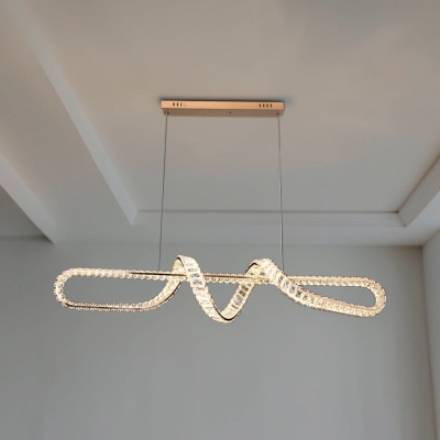 Picture of Qulik Modern Crystal Luxury Chandelier LED Light (French Gold)- (QL-D8927-1000-FGD)-Gold