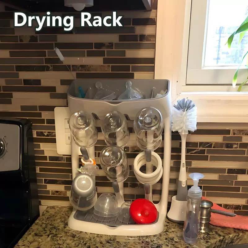 Picture of Baby Milk Bottles Drying Rack-White