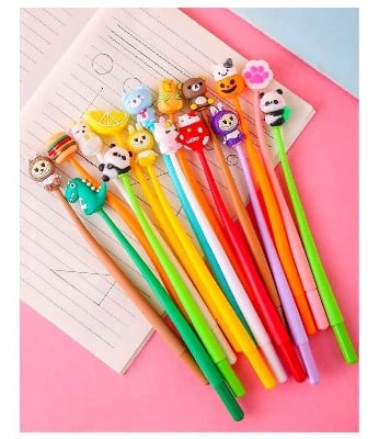 Picture of Cute Cartoon Gel Pen 4 pieces-Multicolor