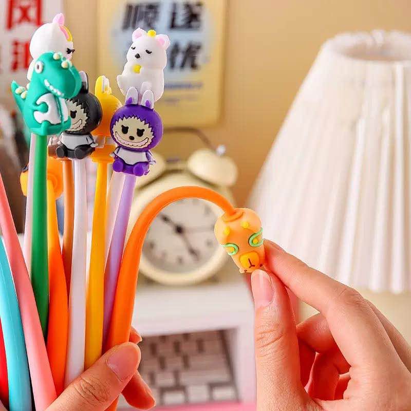 Picture of Cute Cartoon Gel Pen 4 pieces-Multicolor