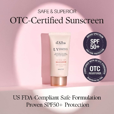 Picture of d'alba Piedmont Waterfull Tone-Up Sunscreen Serum BROAD SPECTRUM SPF 50 + Korean Sunscreen for Face, All Skin Tones (1.69 fl.oz.)-Silver