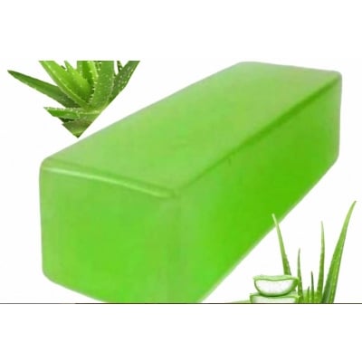 Picture of Alovera & Glycerine Soap Base (100 GM) for making hand made soap