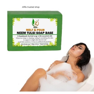 Picture of Neem & Tulsi Melt Pour Soap Base, 100% Natural and Organic-500gm