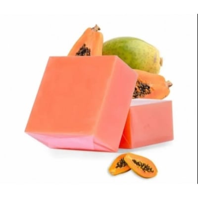 Picture of Papaya Soap Base for making papaya 500 GM