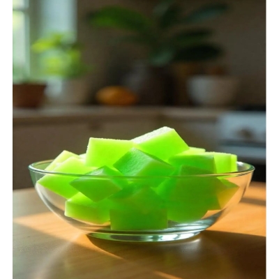 Picture of Neem Soap Base Pure Organic, SLS, Chemical Free Melt & Pour Soap Base Bar For Soap Making (1 KG)