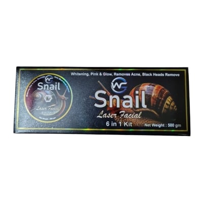 Picture of Snail Laser Facial 6 In 1 Kit Deep Moisturizing And Young Skin-300gm
