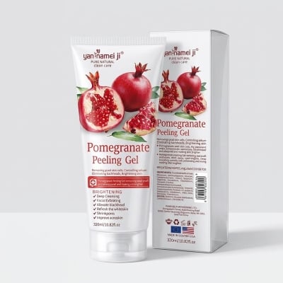 Picture of Pomegranate Peeling Gel for Facial Skin Care 320 Ml Exfoliating Gel for Brighter Skin