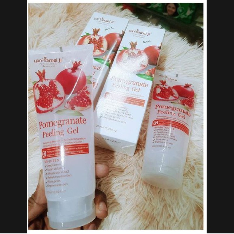 Picture of Pomegranate Peeling Gel for Facial Skin Care 320 Ml Exfoliating Gel for Brighter Skin