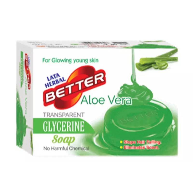 Picture of 125gm Soap Lata Herbal Batter Alovera-Aloe Vera