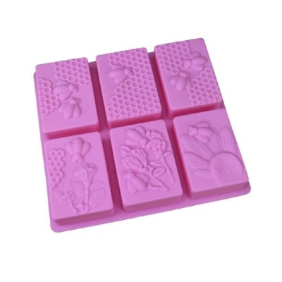 Picture of Silicone Soap Mold for Honey Bee Handmade organic soap