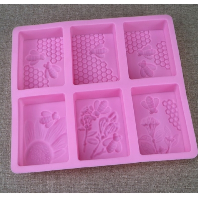 Picture of Silicone Soap Mold for Honey Bee Handmade organic soap