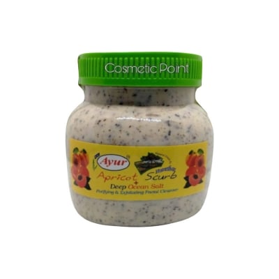 Picture of Ayur Apricot Scrub + Deep ocean Salt original ayur-White
