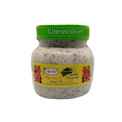 Picture of Ayur Apricot Scrub + Deep ocean Salt original ayur-White
