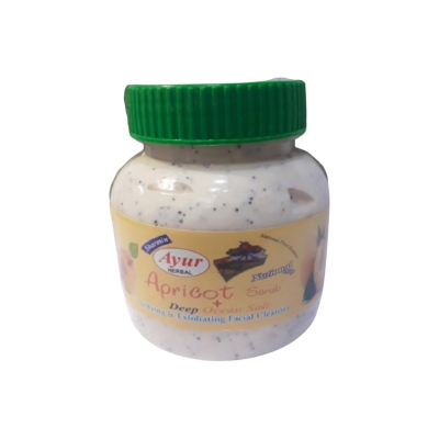 Picture of Ayur Apricot Scrub + Deep ocean Salt original ayur-White