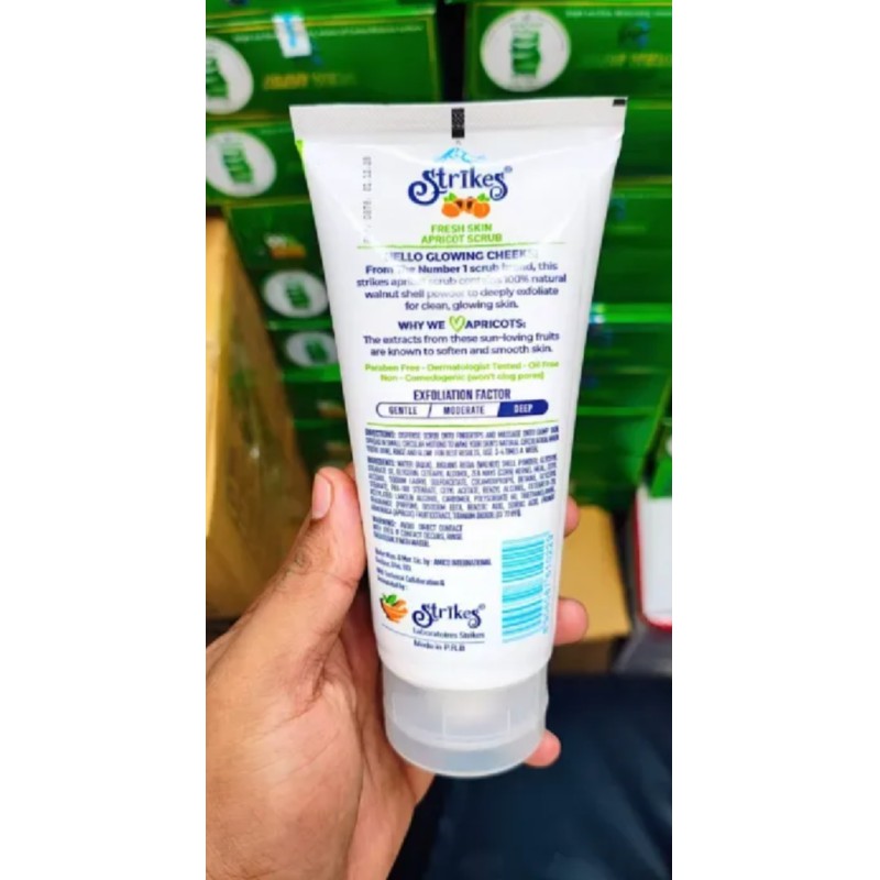 Picture of Strikes Fresh Skin Apricot Scrub 170gm