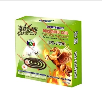 Picture of BaoMa No-Smoke Mosquito Coil 10pcs Packet - Combo of 3 Packet |