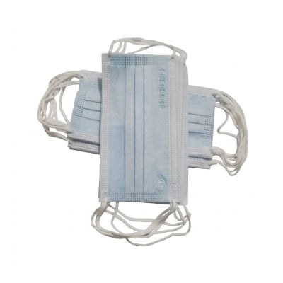 Picture of 3 Ply/Layer Disposable Surgical Face Mask - 50 Pcs | Afifa Trusted Shop-Dark blue