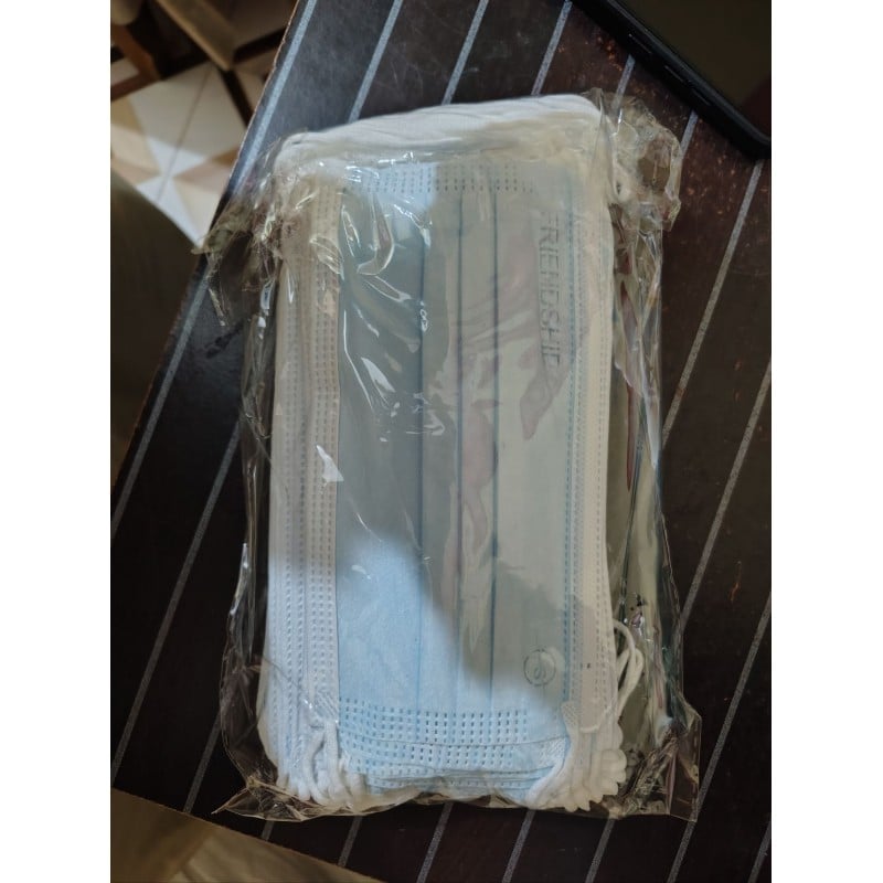 Picture of 3 Ply/Layer Disposable Surgical Face Mask - 50 Pcs | Afifa Trusted Shop-Dark blue