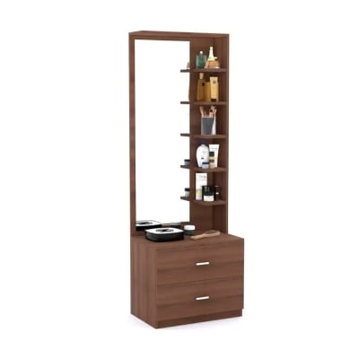 Picture of Furni Zone Dressing Table With Mirror & Storage For Bedroom Dressing Table (Finish Color - Suntic)