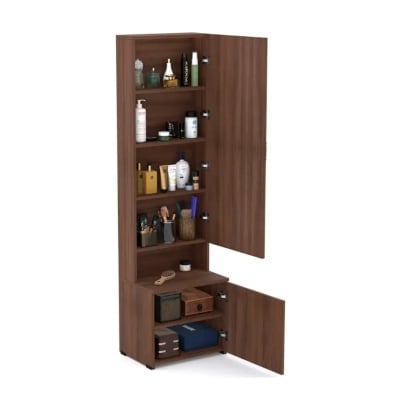Picture of Furni Zone Dressing Table With Storage & Makeup Vanity Dressing Table For Home(Finish Color - Suntic/Black(Do-It-Yourself))