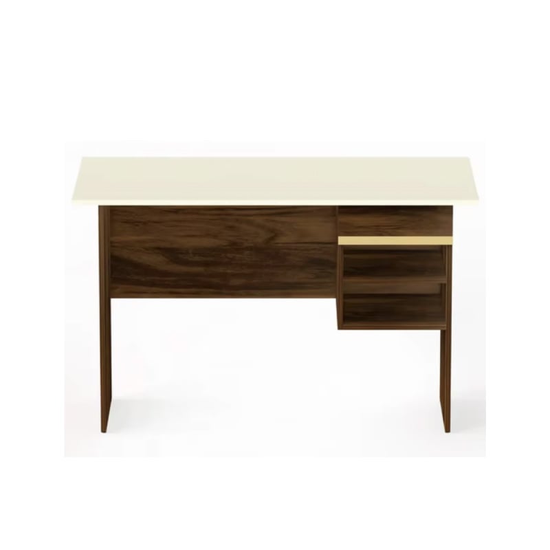 Picture of Furni Zone Premium Design Amalet Study Table Brown And White Color