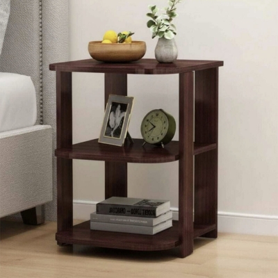 Picture of Furni Zone DEION Modern MDF Side Table For Bedroom & Living Room Finish Color - Brown(Do-It-Yourself)
