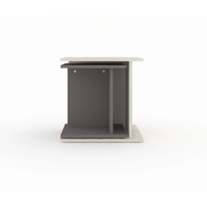 Picture of Furni Zone Spacesby U Sleeko 1+1 Tables for Living Room Nesting Table Finish Color - Albino Light & Dark Grey(Do-It-Yourself)