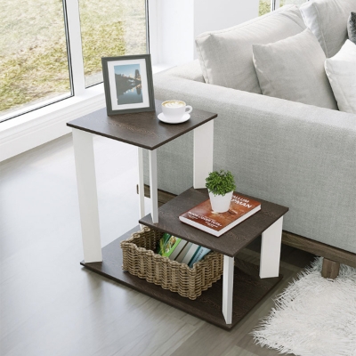 Picture of Furni Zone New Design Coras Bed Sofa Side Table With Storage And Drawer Lamp, Flower Stand Decor For Living Bed Room Home