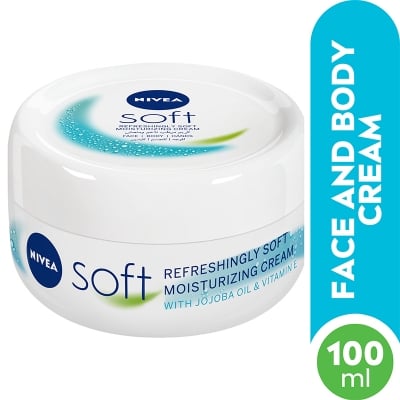 Picture of Germany Product Nivea Soft Moisturizing Cream 100 Ml - Multicolor