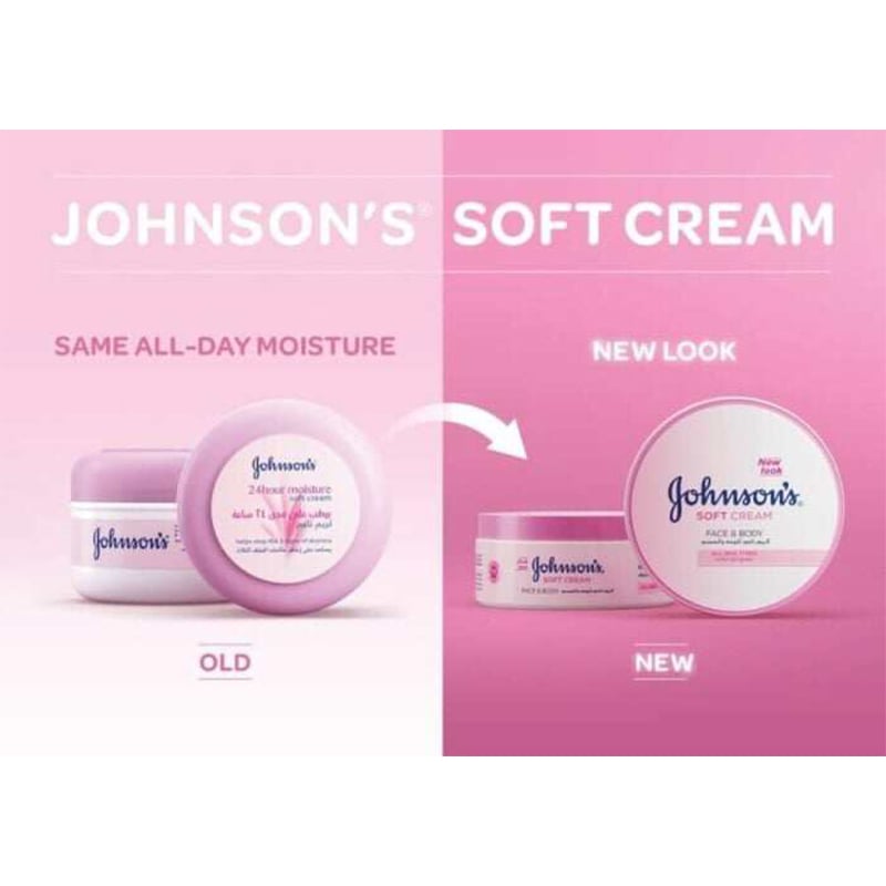 Picture of UAE Johnson's Soft Cream Face and Body - 200 ml - Multicolor