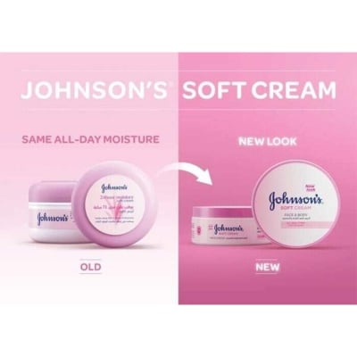 Picture of UAE Johnson's Soft Cream Face and Body - 200 ml - Multicolor