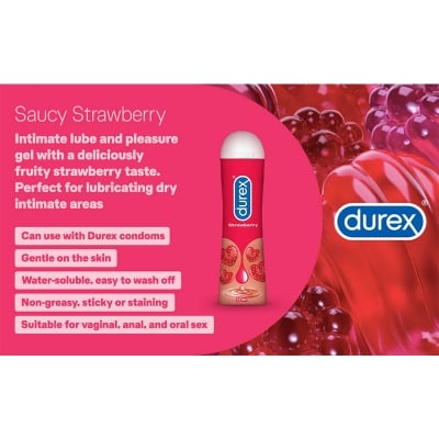 Picture of Durex Play Strawberry Lubricant Gel for Men & Women- 100ml