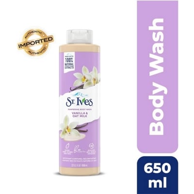 Picture of St. Ives Vanilla & Oat Milk Pampering Body Wash 650ml