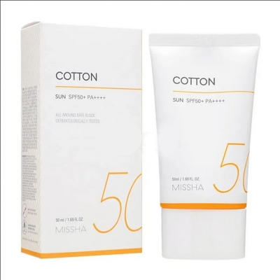 Picture of Missha Cotton Sun All Around Safe Block SPF50+ PA++++