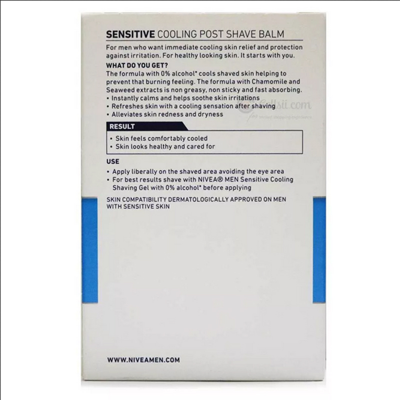 Picture of Nivea Men Sensitive Cooling Post Shave Balm 100ml