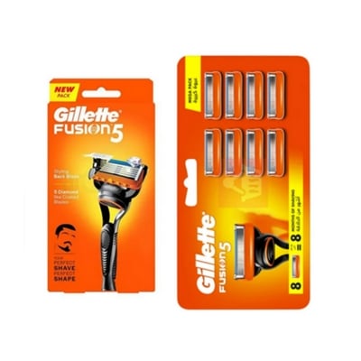 Picture of Gillette Fusion 5 Razor And 8Pack Mega Blade Combo Set